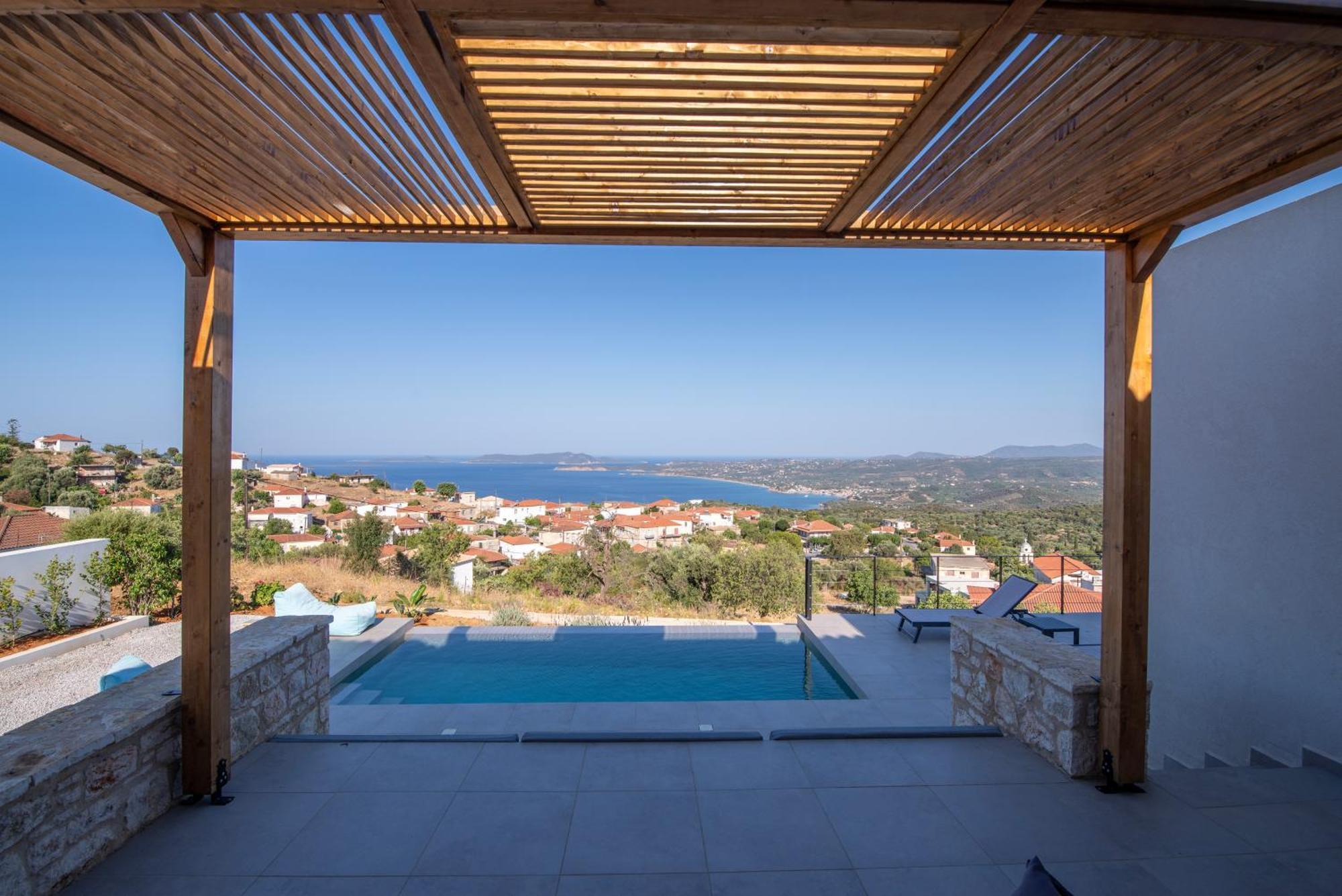 Sunset Luxury Villa Akritokhórion Exterior foto
